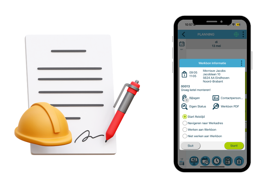 Werken met papieren of toch digitale werkbriefjes?