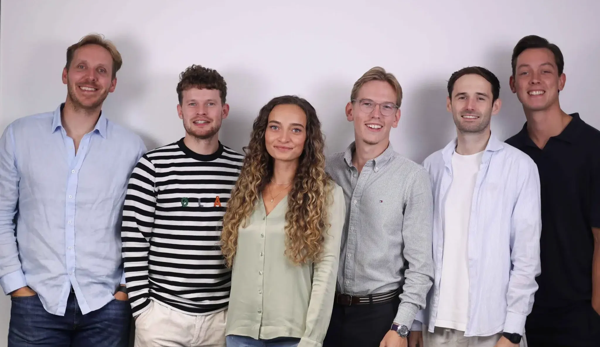Sales Team medewerkers samen op de foto.