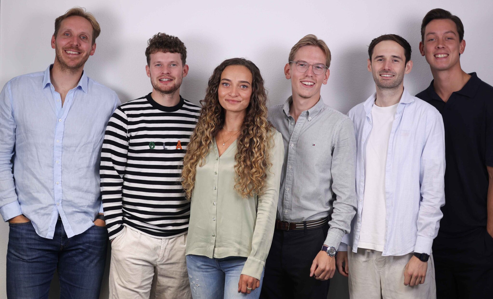 Sales Team medewerkers samen op de foto.
