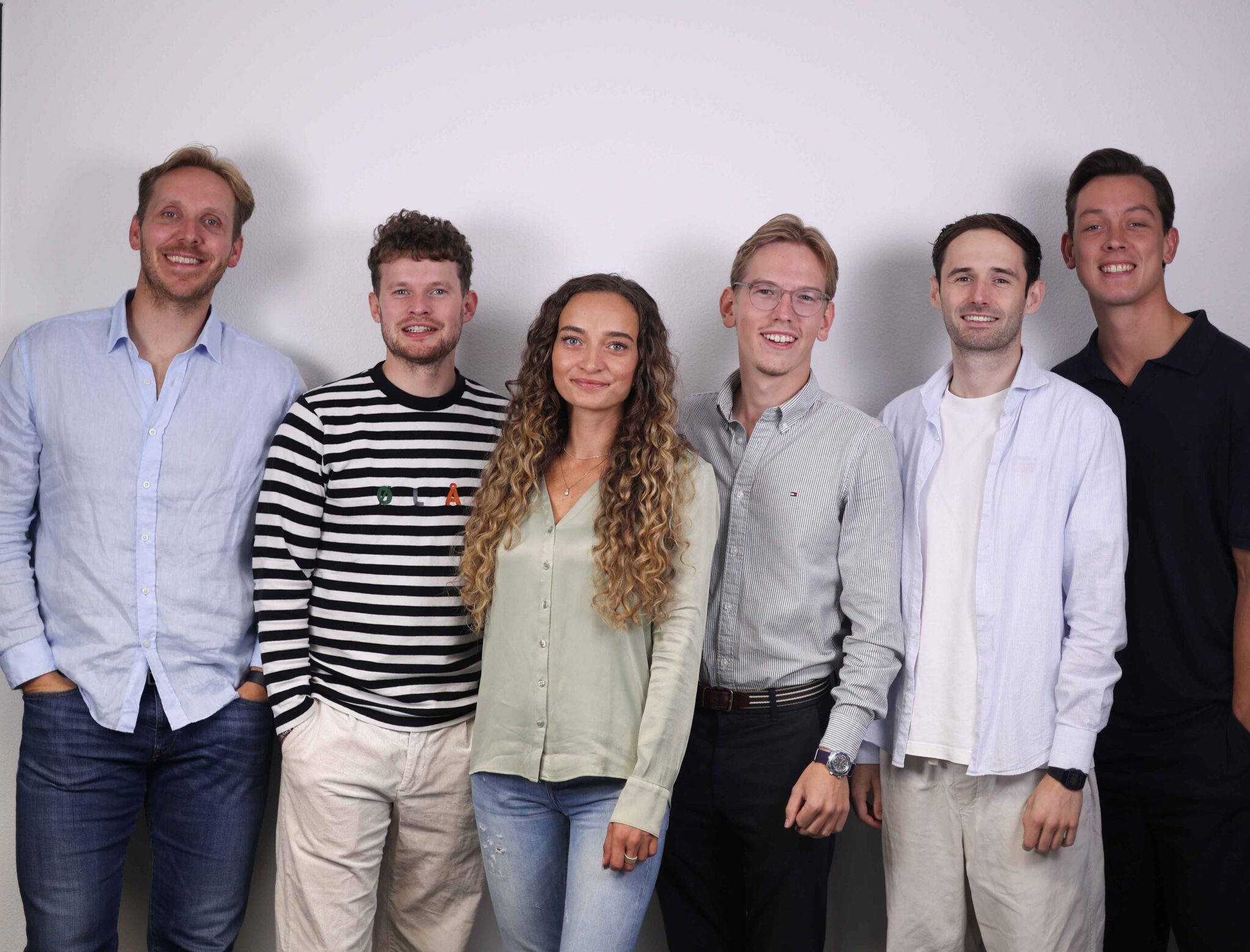 Sales Team medewerkers samen op de foto.
