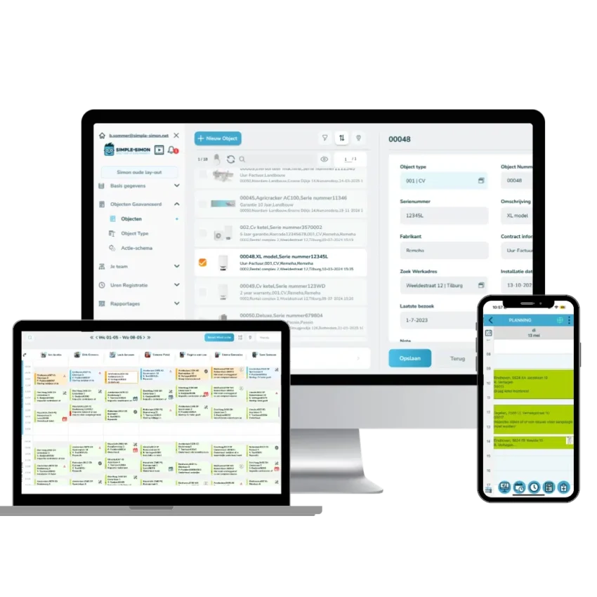 Customer case van Simple-Simon over digitaal werken in de buitendienst.