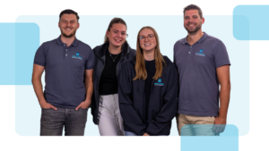 Support team Simple-simon w background